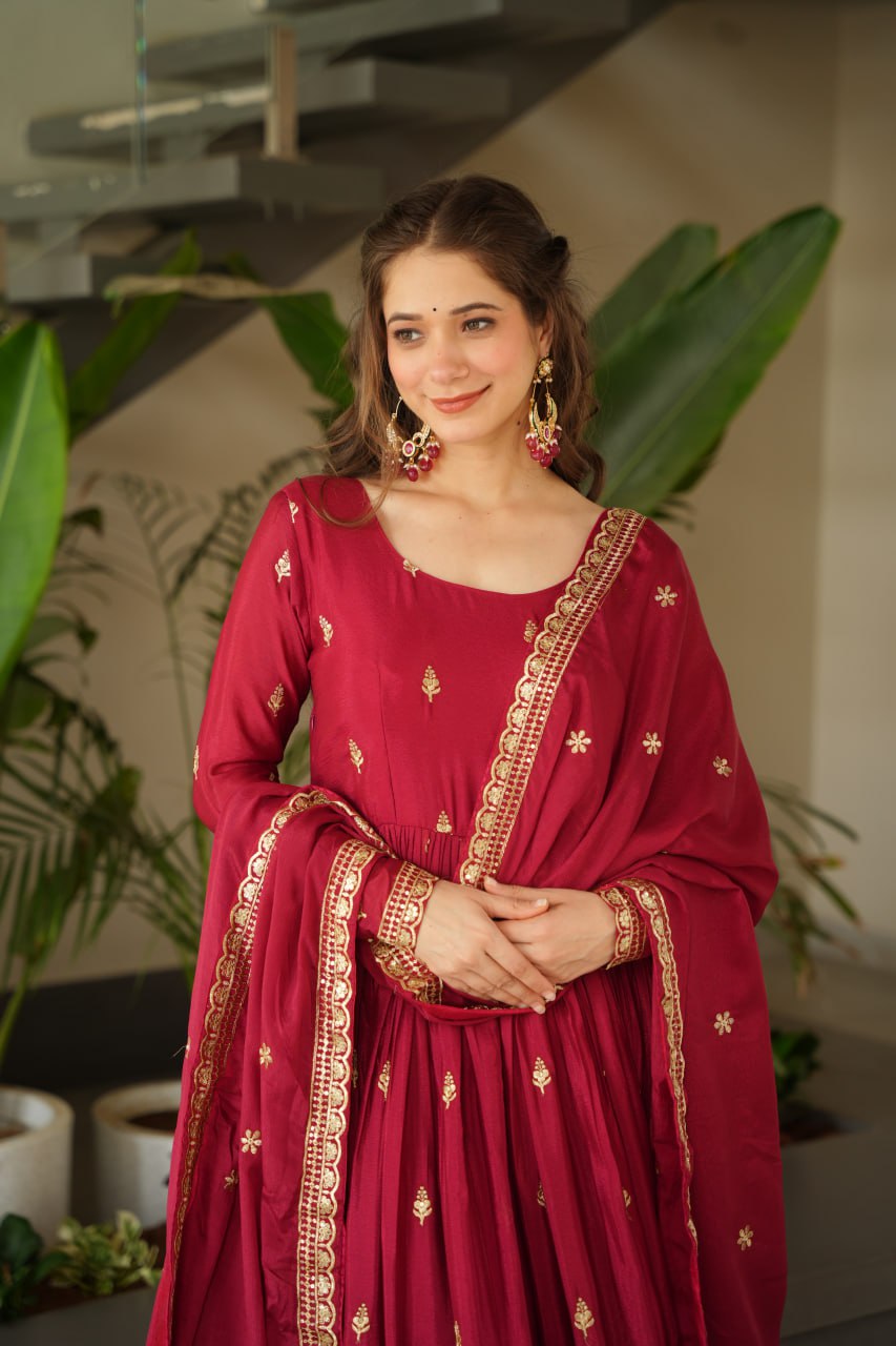 Premium Designer Gown - Exquisite Readymade Collection