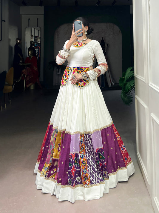 Vibrant Multicolor Traditional Lehenga for Dynamic Garba Dance