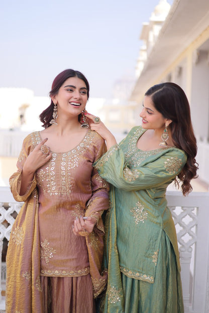 RangBhoomi Premium Designer Ready-to-Wear Top, Sharara, and Dupatta Collection 2026
