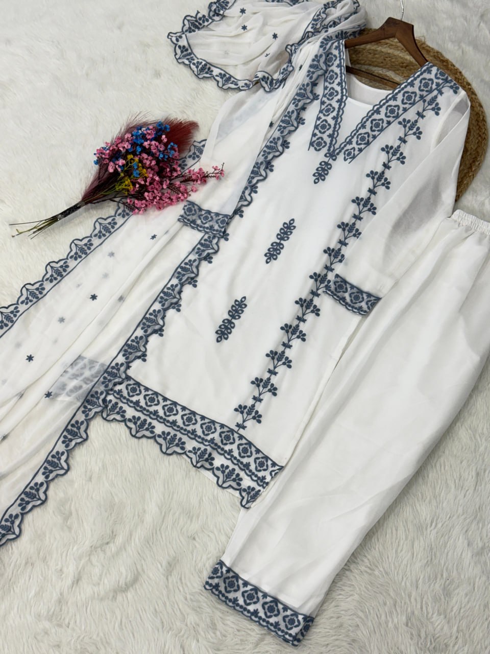 RangBhoomi Premium Ready-to-Wear Top, Bottom, and Dupatta Collection 2026 – Elegant 3-Piece Set