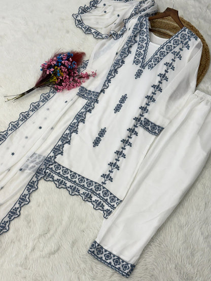 RangBhoomi Premium Ready-to-Wear Top, Bottom, and Dupatta Collection 2026 – Elegant 3-Piece Set