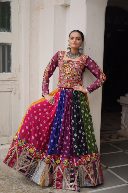 RangBhoomi Navratri Lehenga Choli - Georgette Printed Festive Set