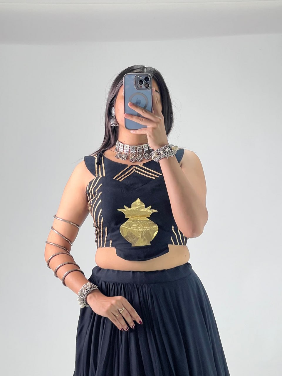 RangBhoomi CHITRA Ethnic Cotton Lehenga Set — Navratri Collection