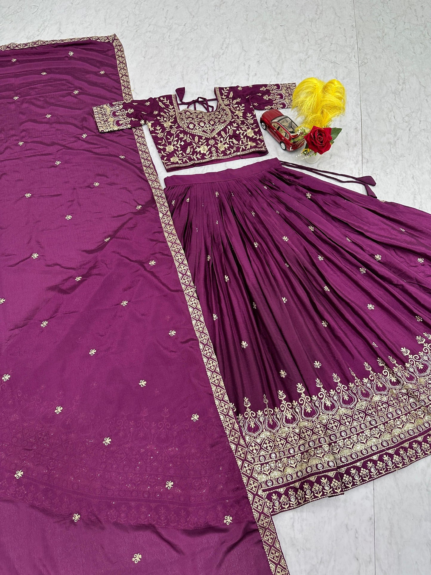 RangBhoomi New Festival Lehenga Choli with Heavy Embroidery and Sequence Work