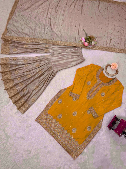 Introducing the New RangBhoomi SP Series: Elegant Chinon Silk Ensemble with Realistic Modeling