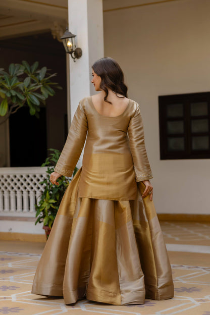 Elegant Banarasi Skirt & Lehenga With Graceful Flair And Timeless Festive