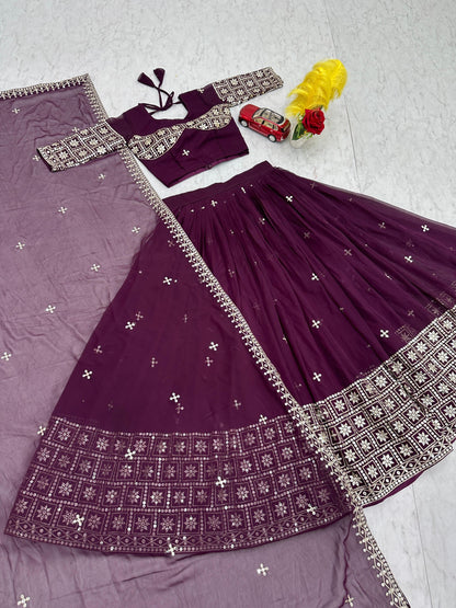 Exclusive Wedding Special Lehenga Choli by Tapi Creation – Elegant Fox Georgette Ensemble