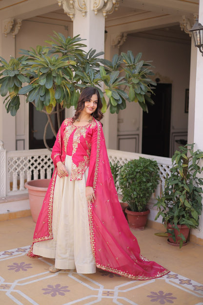 Elegant Gown and Dupatta Set Collection 2026 by RangBhoomi