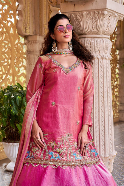 RangBhoomi Exclusive Festival Collection: Elegant Lehenga Choli with Heavy Embroidery