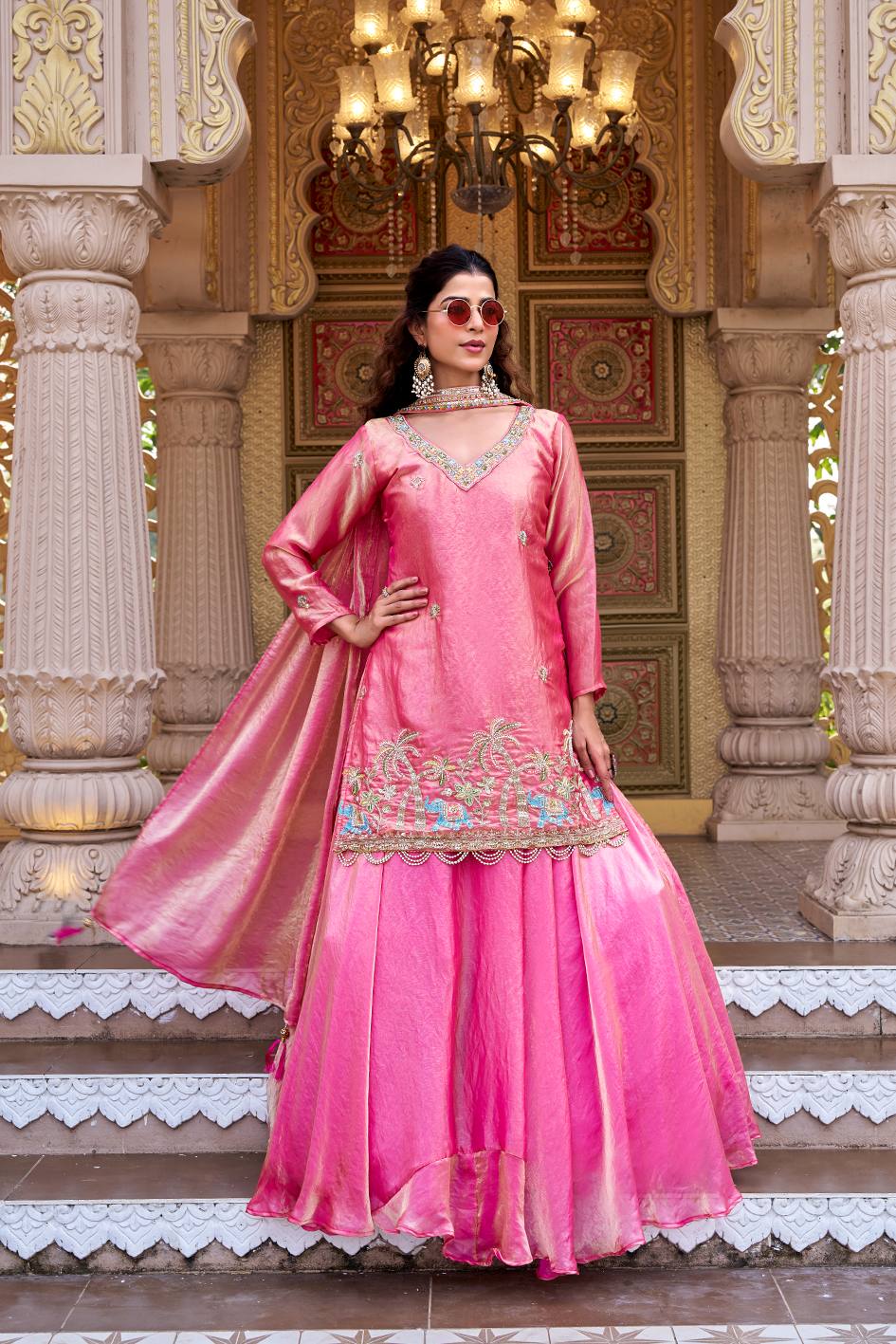 RangBhoomi Exclusive Festival Collection: Elegant Lehenga Choli with Heavy Embroidery