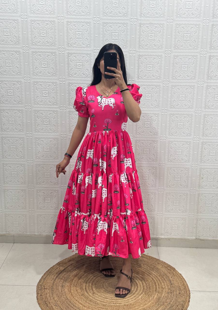 Real Own Modeling New Super Trendy Dress