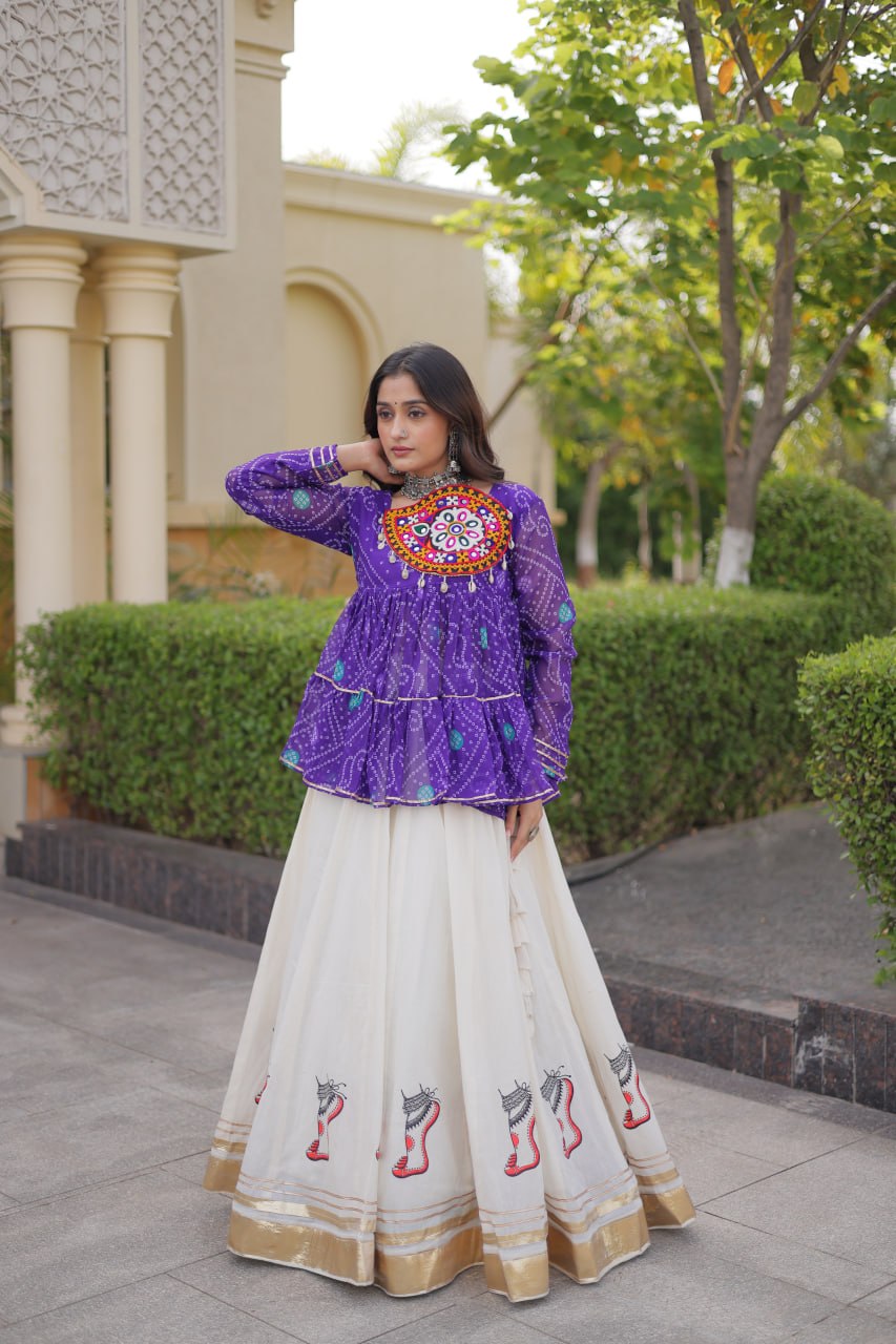 RangBhoomi Navratri Lehenga Choli Collection 2026 - Festive Full-Stitched Set