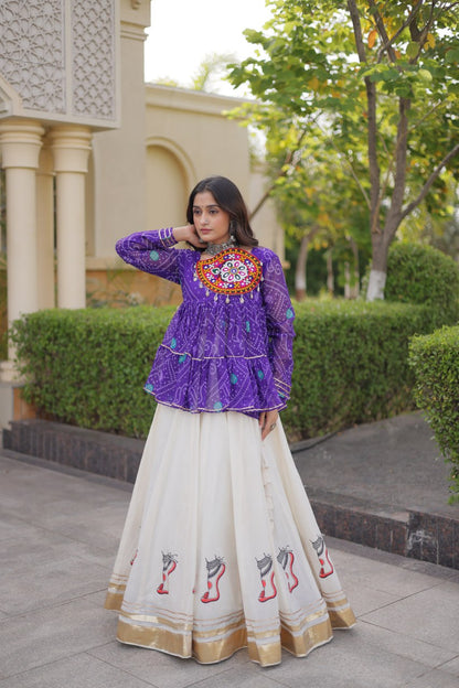 RangBhoomi Navratri Lehenga Choli Collection 2026 - Festive Full-Stitched Set