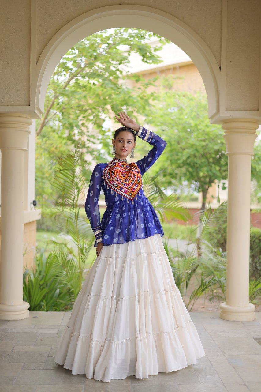 RangBhoomi Navratri Lehenga Choli Collection 2026 – Full-Stitched Festive Set