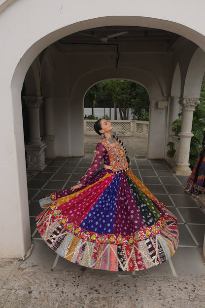 RangBhoomi Navratri Lehenga Choli - Georgette Printed Festive Set