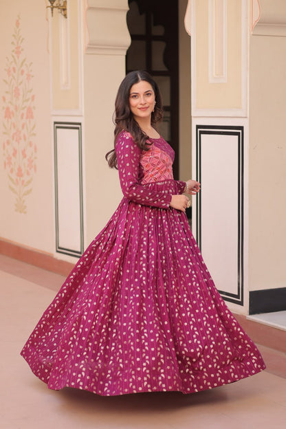 Weave Elegance Gown