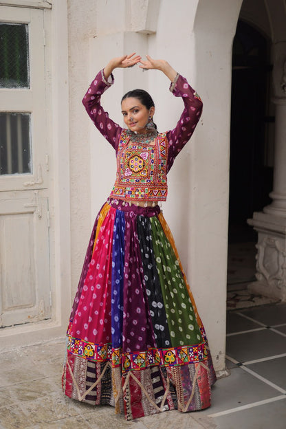 RangBhoomi Navratri Lehenga Choli - Georgette Printed Festive Set
