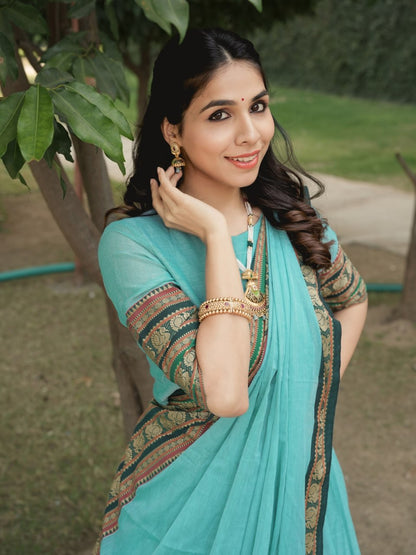 Pure Chanderi Cotton Lehenga Set for Timeless Elegance and Comfort