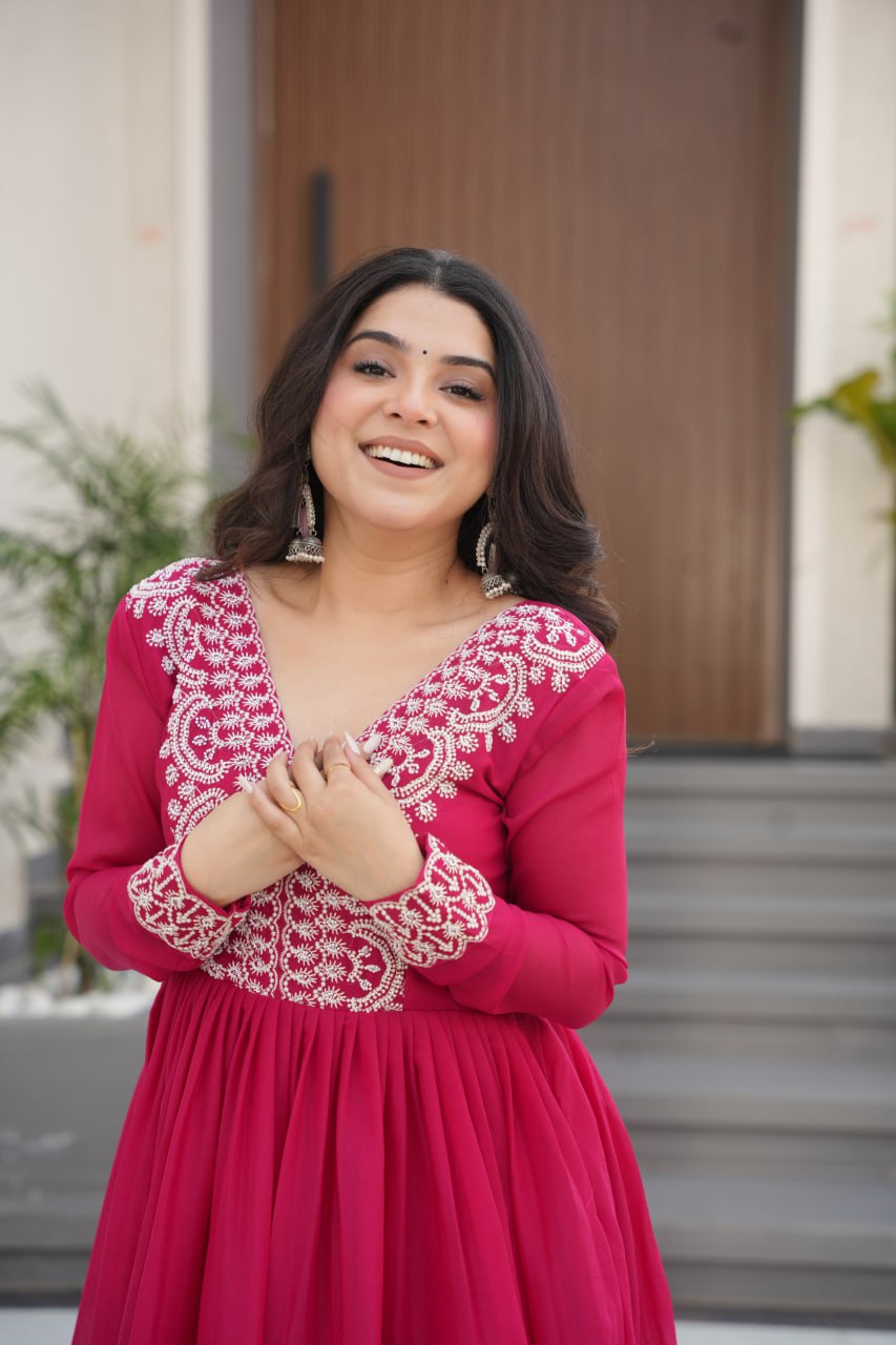 Double Flair Gown - Designer Gown Collection