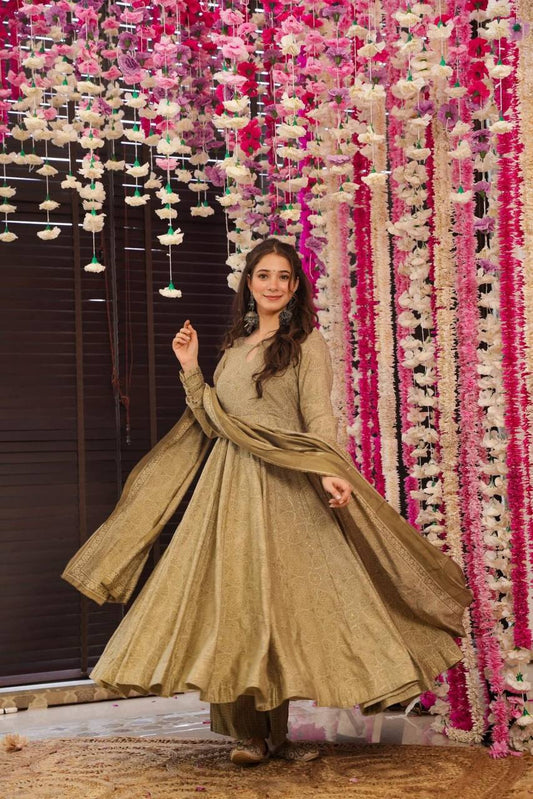 Silver Bandhani Suit - Shine Brighter