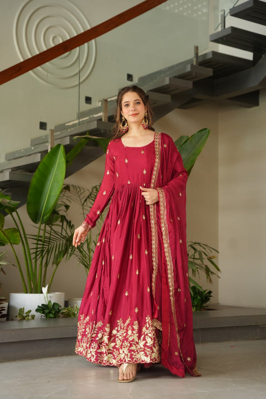 Premium Designer Gown - Exquisite Readymade Collection