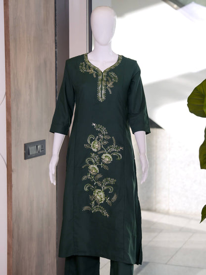 RangBhoomi Premium Cotton 60-60 Kurti & Plazo Set
