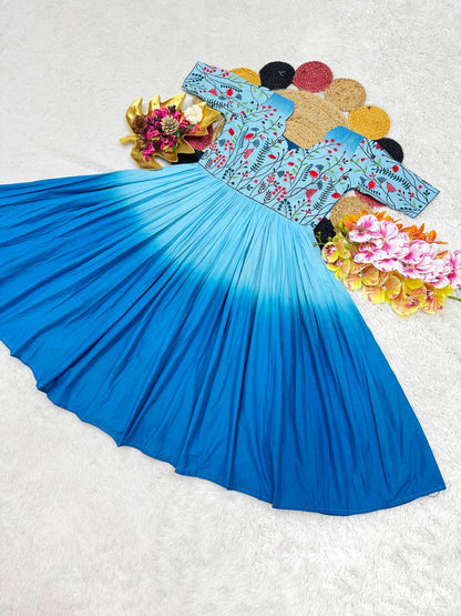 Summer Charm Cotton Frock Gown - Rangbhoomi
