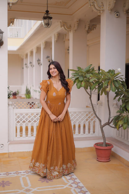 RangBhoomi Premium Designer Ready-Made Gown Collection