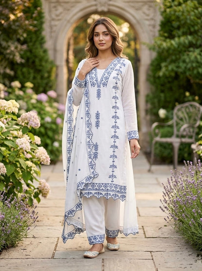 RangBhoomi Premium Ready-to-Wear Top, Bottom, and Dupatta Collection 2026 – Elegant 3-Piece Set
