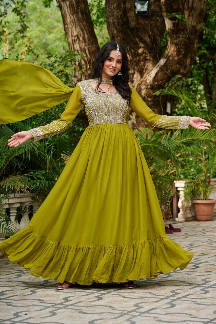 Elegant Ready-Made Gown | Designer Collection