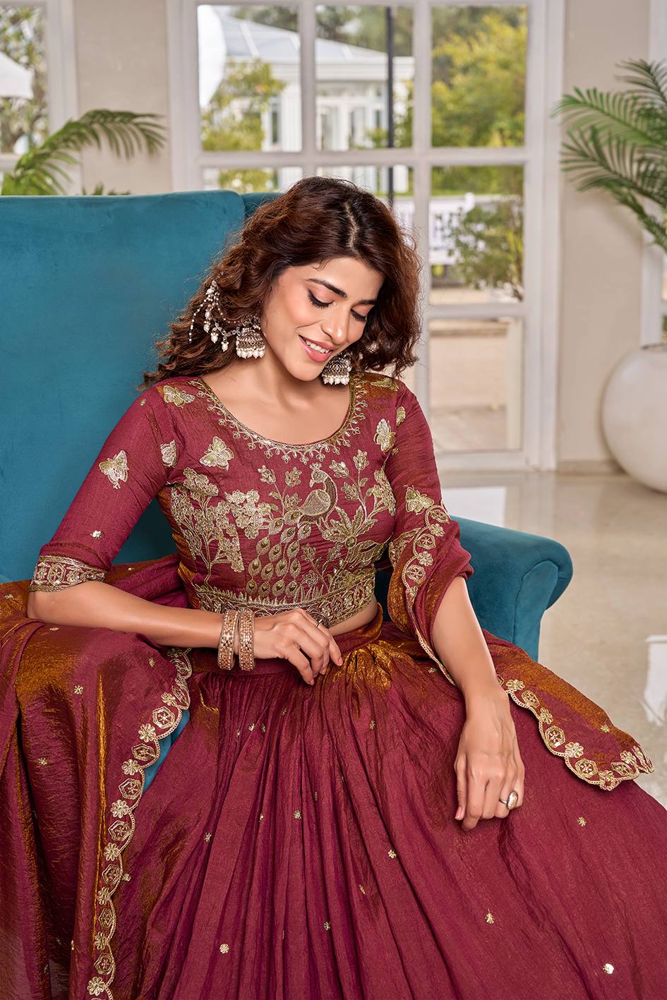 RangBhoomi Exclusive Wedding Collection Elegant Embroidered Lehenga Choli Set