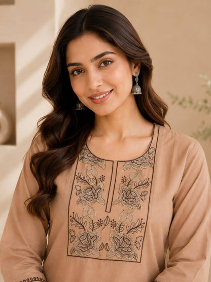RangBhoomi Premium Cotton 60-60 Kurti & Plazo Set — Soft, Everyday Ethnic Wear