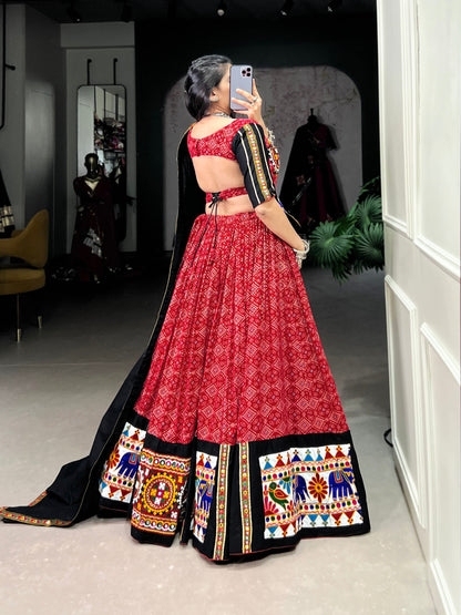 Stunning Traditional Garba Choli Embellished with Gamthi and Mirror Work – Navratri 2026 Collection