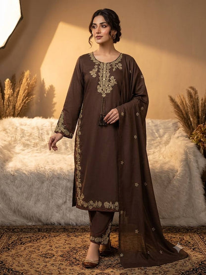 Elegant Designer Embroidered Palazzo Suit with Dupatta for the Wedding Season