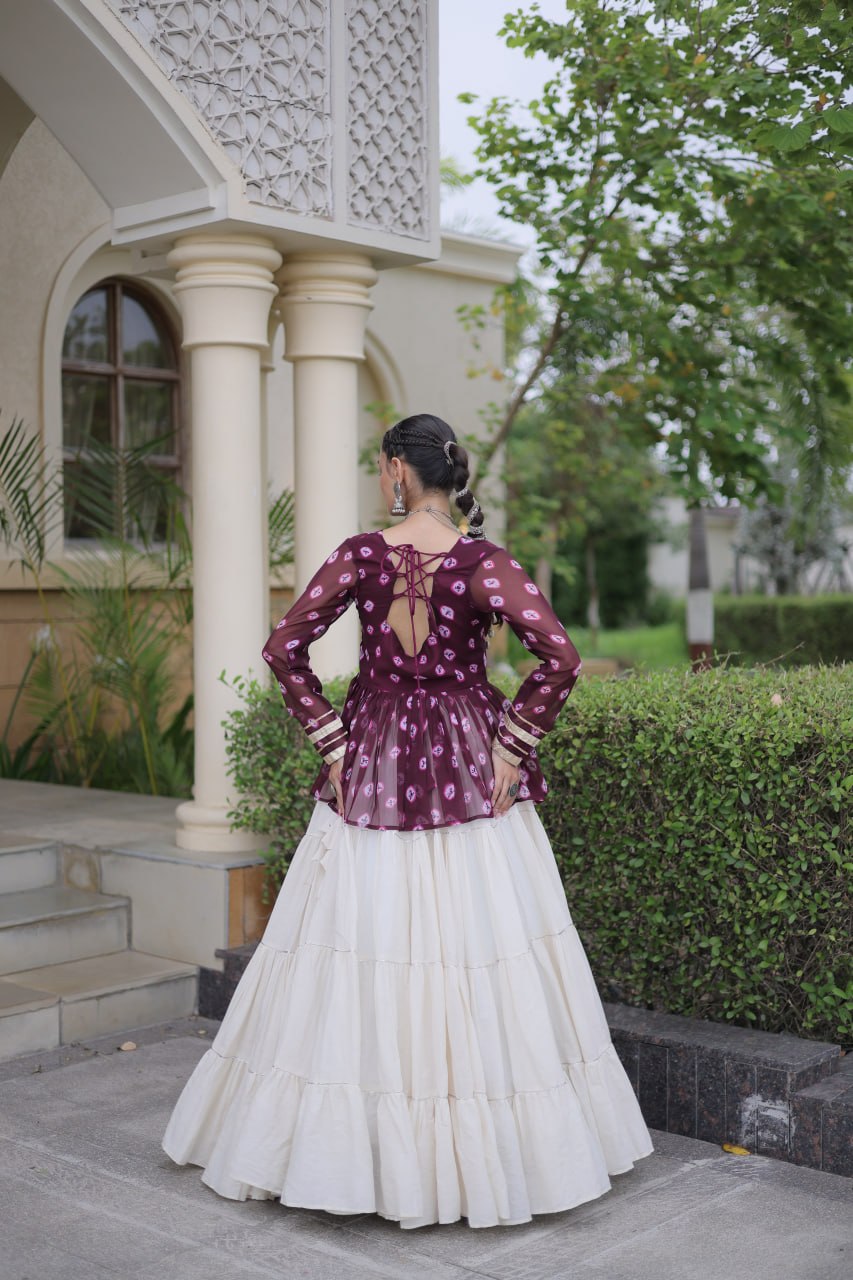 RangBhoomi Navratri Lehenga Choli Collection 2026 – Full-Stitched Festive Set