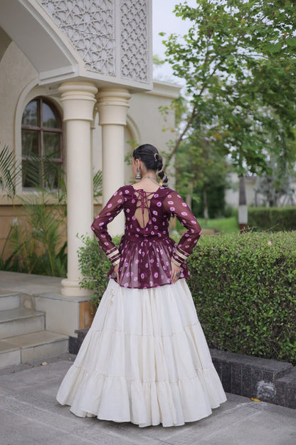 RangBhoomi Navratri Lehenga Choli Collection 2026 – Full-Stitched Festive Set