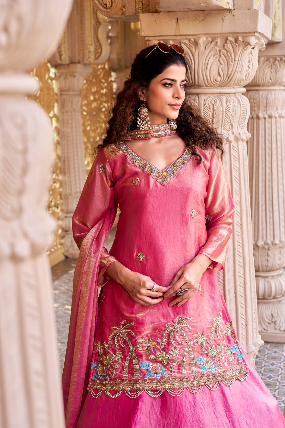 RangBhoomi Exclusive Festival Collection: Elegant Lehenga Choli with Heavy Embroidery