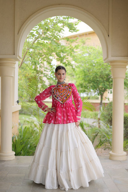 RangBhoomi Navratri Lehenga Choli Collection 2026 – Full-Stitched Festive Set