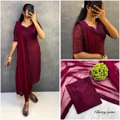 Premium Hakoba Cotton Kurti with Dupatta – 6 Vibrant Colors