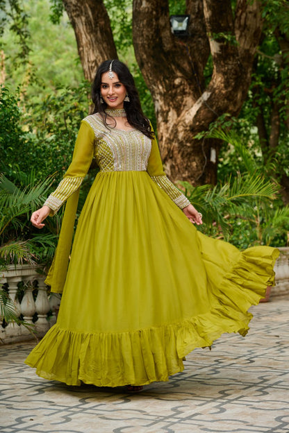 Elegant Ready-Made Gown | Designer Collection