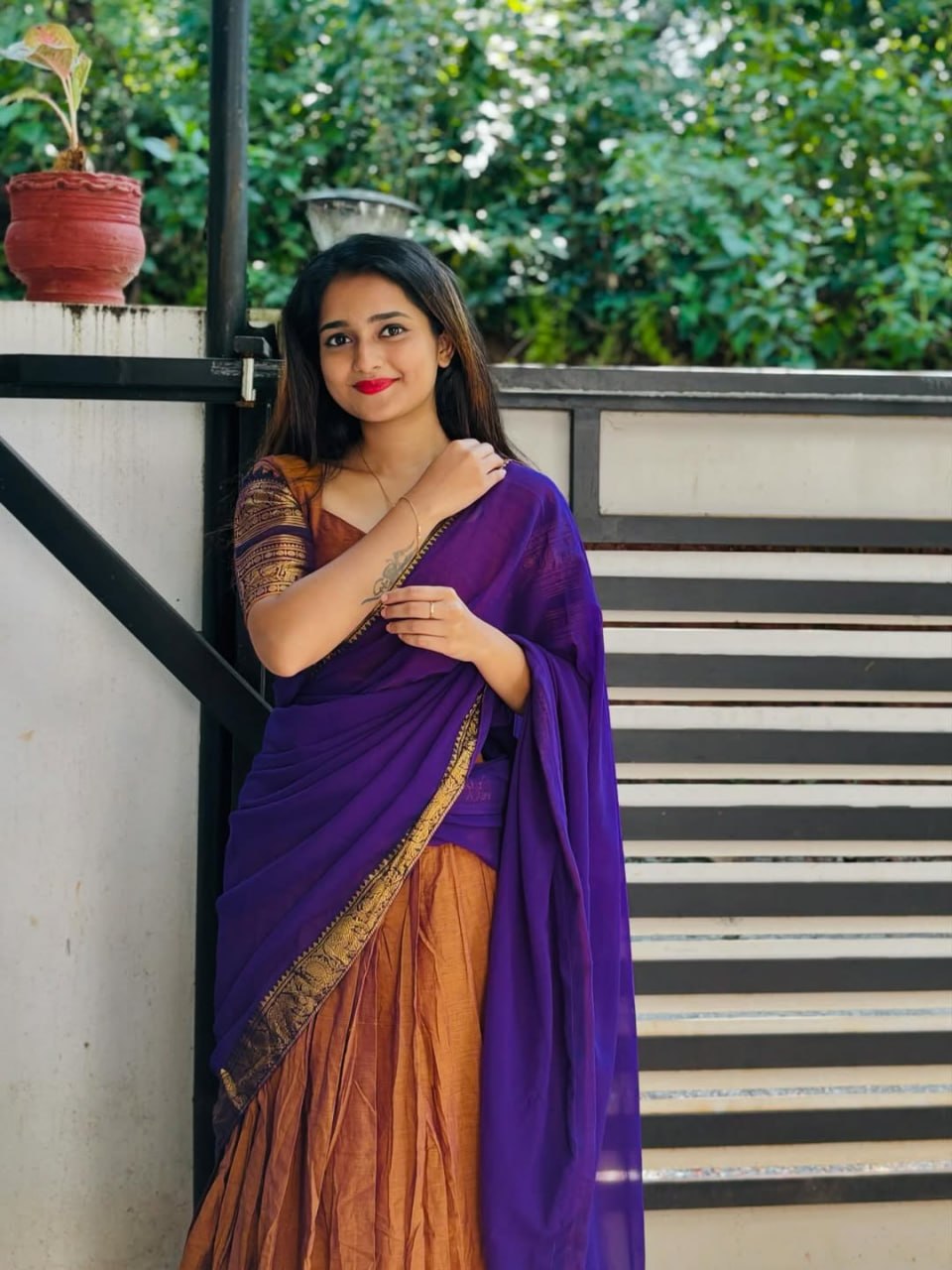 Exquisite South Indian Kanjivaram Silk Lehenga Ensemble with Zari Weaving and Georgette Dupatta