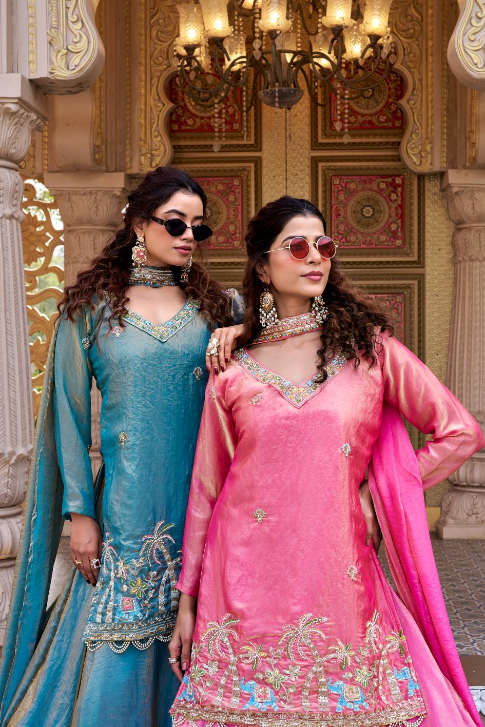 RangBhoomi Exclusive Festival Collection: Elegant Lehenga Choli with Heavy Embroidery