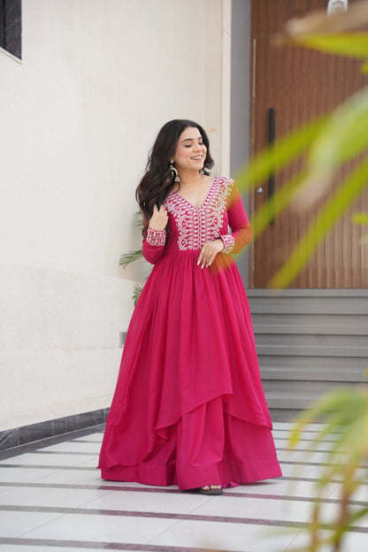 Double Flair Gown - Designer Gown Collection