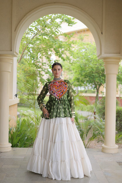 RangBhoomi Navratri Lehenga Choli Collection 2026 – Full-Stitched Festive Set