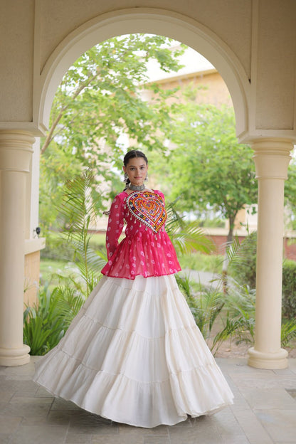 RangBhoomi Navratri Lehenga Choli Collection 2026 – Full-Stitched Festive Set
