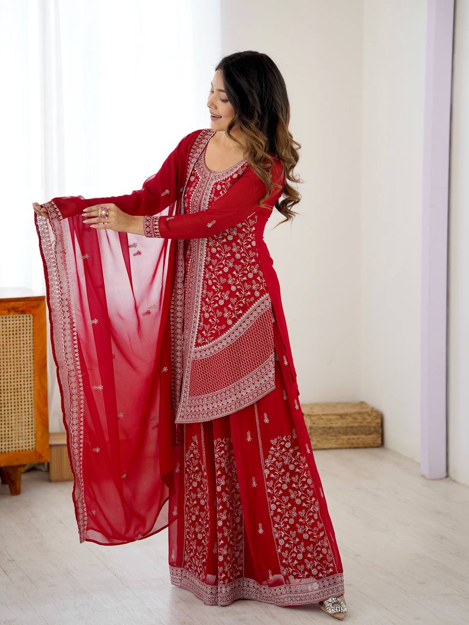 Premium Brand Wear Collection Featuring Real-Model Photography – Elegant Festive and Party Outfit