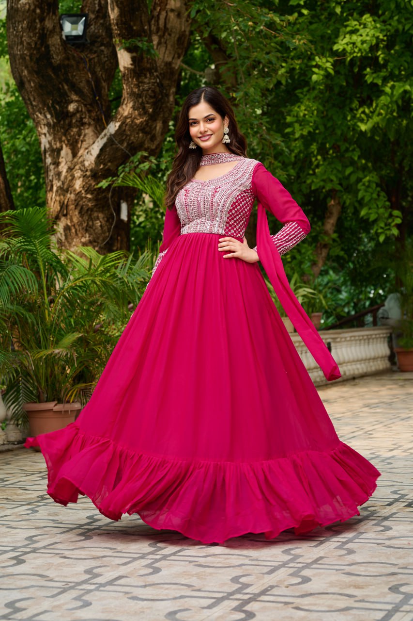 Elegant Ready-Made Gown | Designer Collection