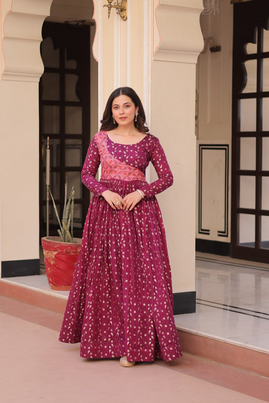 Weave Elegance Gown
