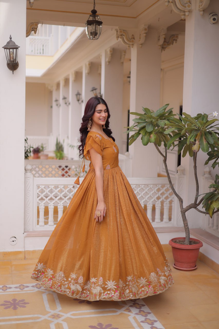 RangBhoomi Premium Designer Ready-Made Gown Collection