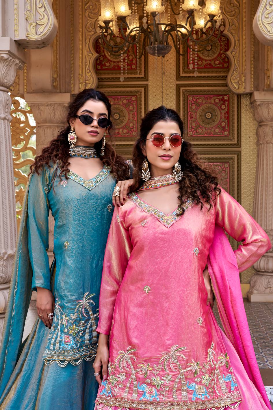 RangBhoomi Exclusive Festival Collection: Elegant Lehenga Choli with Heavy Embroidery